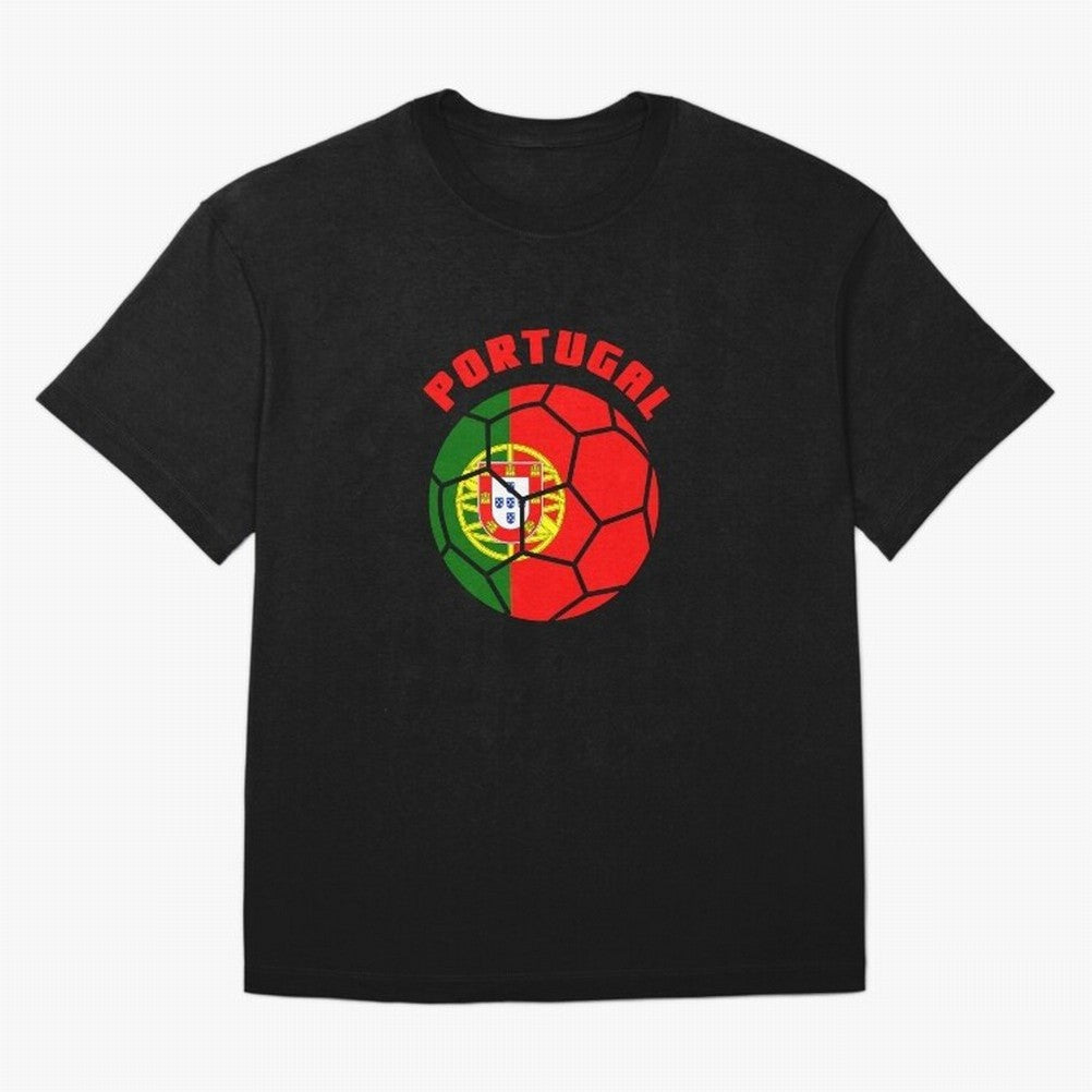 Portugal Football Soccer Ball Oversized T-Shirt Unlock FIFA World Cup 2026 USA Canada Mexico Spirit, Made for Portugal, Cristiano Ronaldo, Game Day Rituals, Football Legends, Country Pride and the Road to the Final; Ideal for Passionate Fans Who