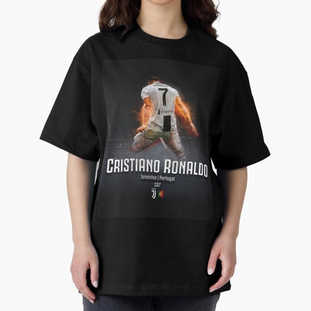 CR7 ¡ï Oversized T-Shirt Celebrate Fan Favorites in FIFA World Cup 2026 Inspired by Haaland and Mbappe, Brazil, Portugal and Argentina Energy, Football History, Final Match Energy, Crowd Noise and Once in a Lifetime Moments; Created for Match Day