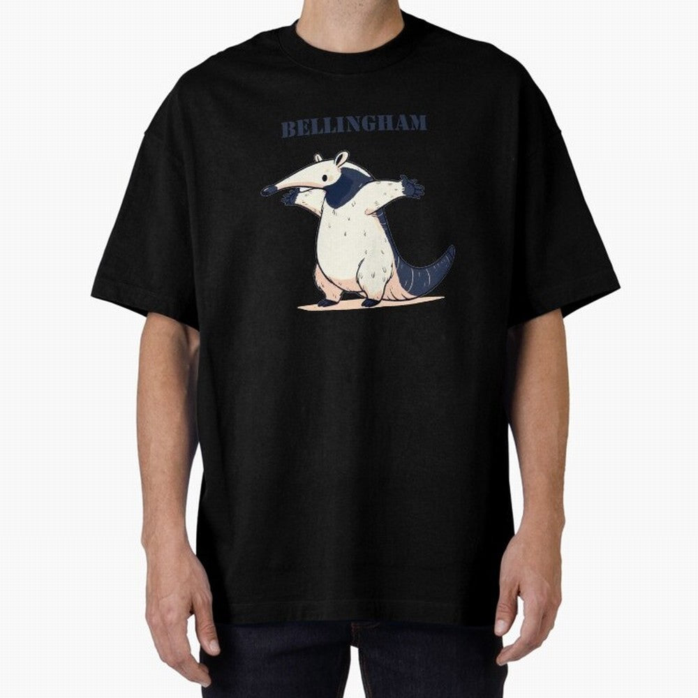 Celebration Bellingham Tamandua Oversized T-Shirt Show Match Day Excitement for FIFA World Cup 2026 USA Canada Mexico Spirit, Made for England and Germany, Messi, Championship Spirit, Famous Goals, Roaring Crowds and International Football Unity;