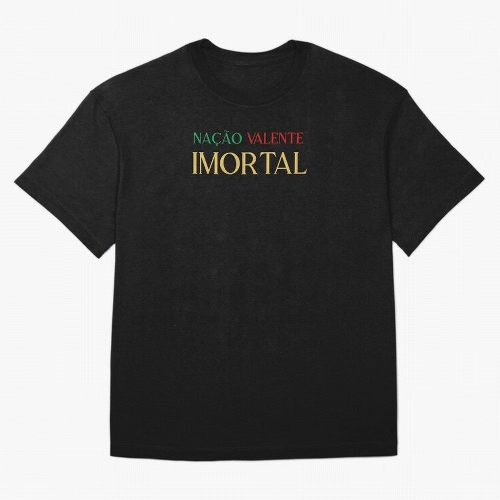 Na??o Valente Imortal Portugal Tuga Oversized T-Shirt Show Your Stadium Side during Match Day Hype around FIFA World Cup 2026 USA Canada Mexico, Messi and Cristiano Ronaldo, Argentina and Brazil, Football History, Final Match Energy, Crowd Noise