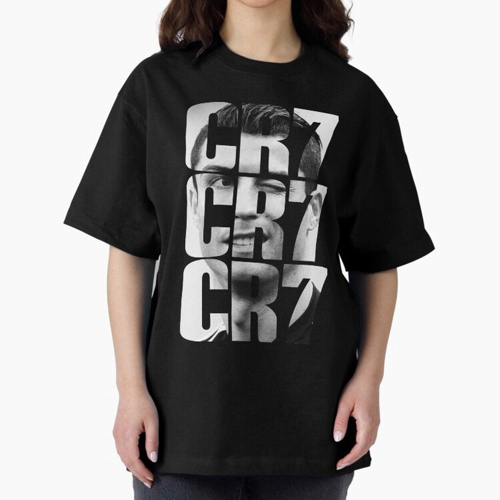 CR7 smile Oversized T-Shirt Bring World Football Passion into FIFA World Cup 2026 Group Stage Spirit, Capturing England, France and Netherlands, Neymar, Haaland and Cristiano Ronaldo, Soccer Culture, Superstar Moments, National Team Dreams and