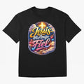 Jesus my faithful friend Oversized T-Shirt Fuel the Hype around FIFA World Cup 2026 Spirit, Centered on Spain and Netherlands, CR7 and Messi, Stadium Memories, Football Loyalty, International Chants and Championship Tradition; Ideal for Fans Who