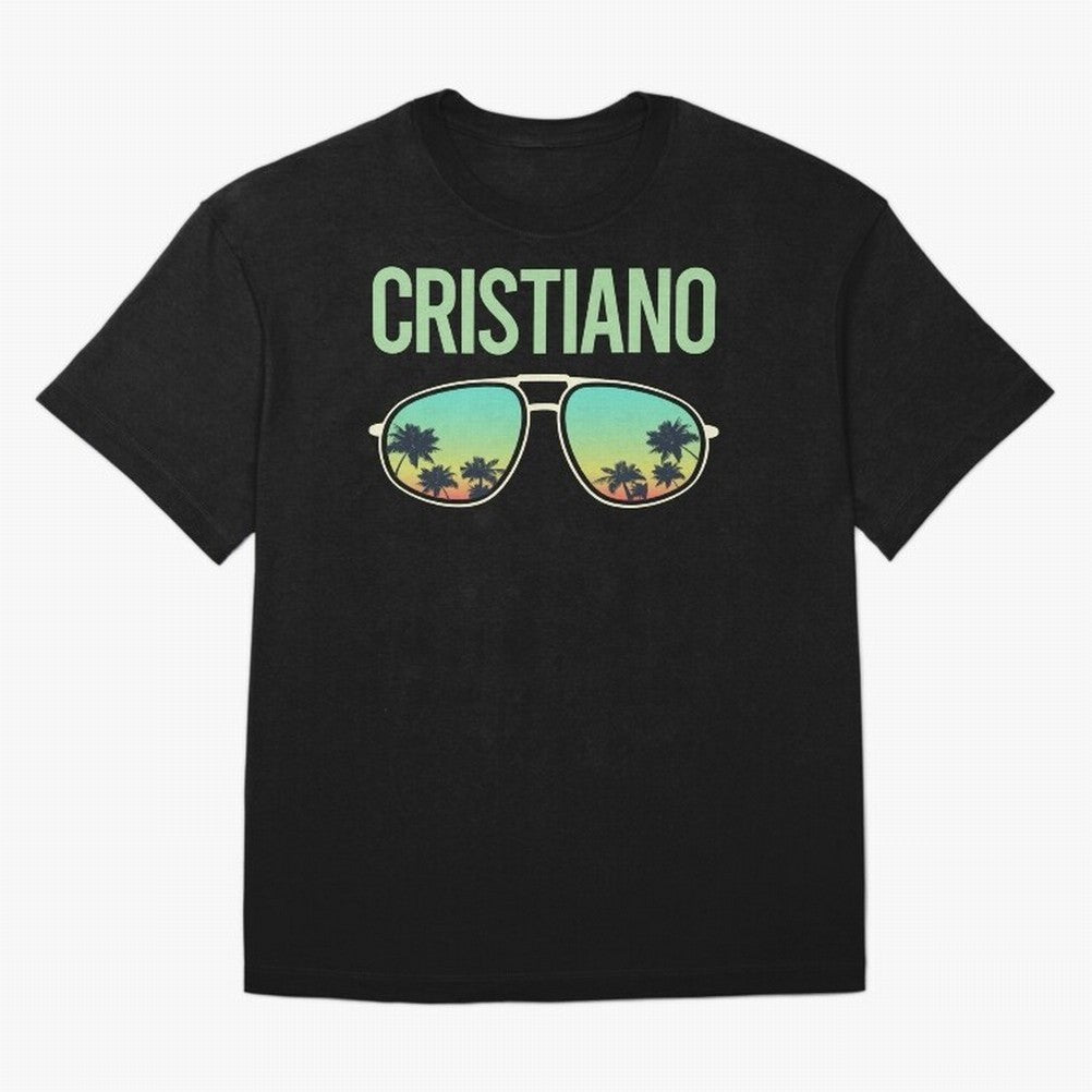 Cool Glasses Cristiano Oversized T-Shirt Join Supporters Worldwide for FIFA World Cup 2026 USA Canada Mexico for Fans of Mbappe and Neymar and Brazil, Portugal and Argentina, Bringing Champion Mindset, Group Stage Buzz, Knockout Tension and
