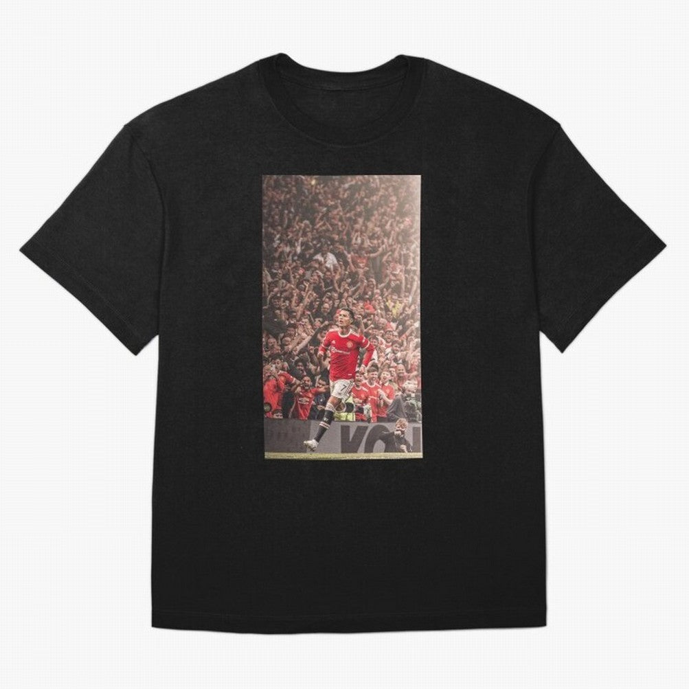 cristiano Oversized T-Shirt Relive FIFA World Cup 2026 Connected to Messi, CR7 and Mbappe, France and Portugal Energy, Champion Mindset, Group Stage Buzz, Knockout Tension and Passionate Fan Culture; Ideal for Football Dads, Football Moms, Friends,