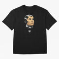 Calcio Robo 7 Oversized T-Shirt Bring Retro Soccer Energy to Global Football Passion for FIFA World Cup 2026 USA Canada Mexico, Filled with Cristiano Ronaldo, Haaland and CR7, France, Vintage Soccer Flavor, Modern Football Stars, National Flags and