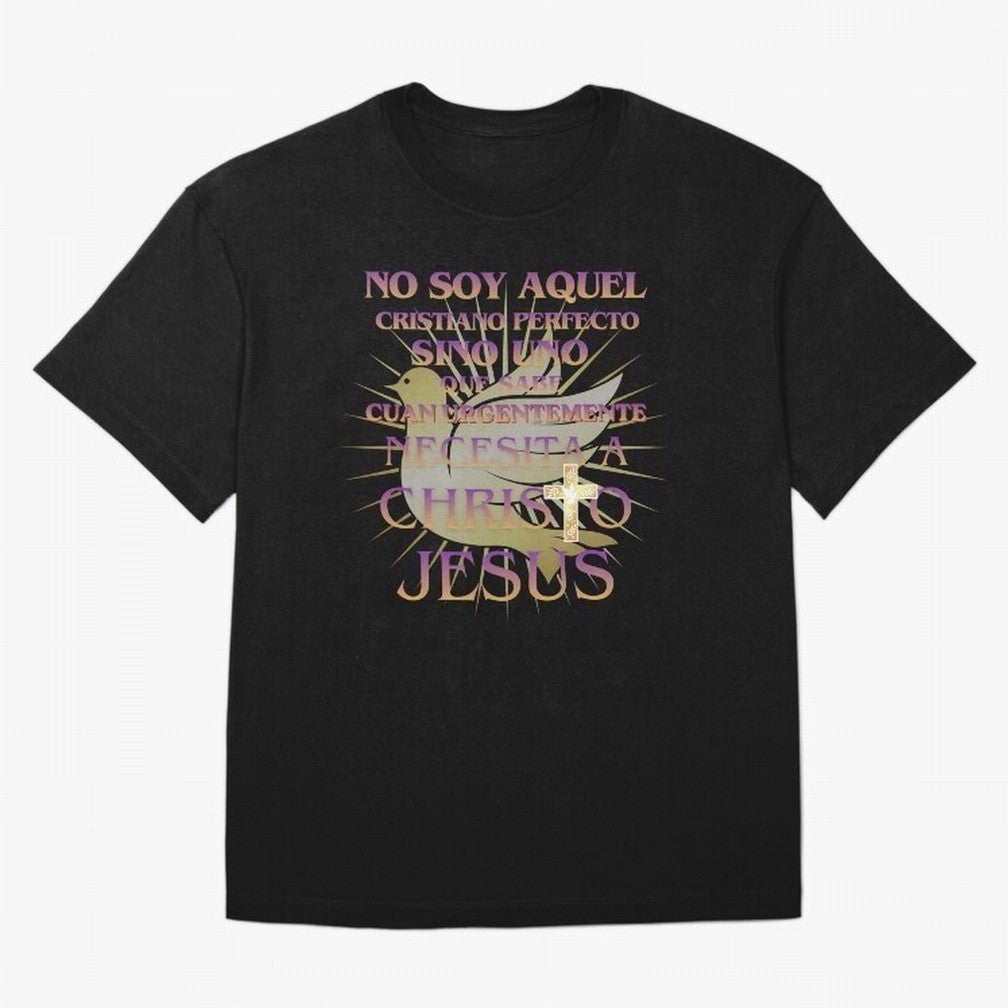 No soy aquel cristiano perfecto - Spanish Faith Quote Oversized T-Shirt Follow Every Goal of the FIFA World Cup 2026 Group Stage Journey through Messi, CR7 and Mbappe Highlights, Argentina Pride, Game Day Rituals, Football Legends, Country Pride