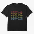 Cristiano Name T Shirt - Cristiano Vintage Retro Cristiano Name Gift Item Tee Oversized T-Shirt Show Your Love for Global Football Passion for FIFA World Cup 2026 Group Stage, Celebrating CR7 and Messi, Brazil, Fan Favorite Moments, National Team