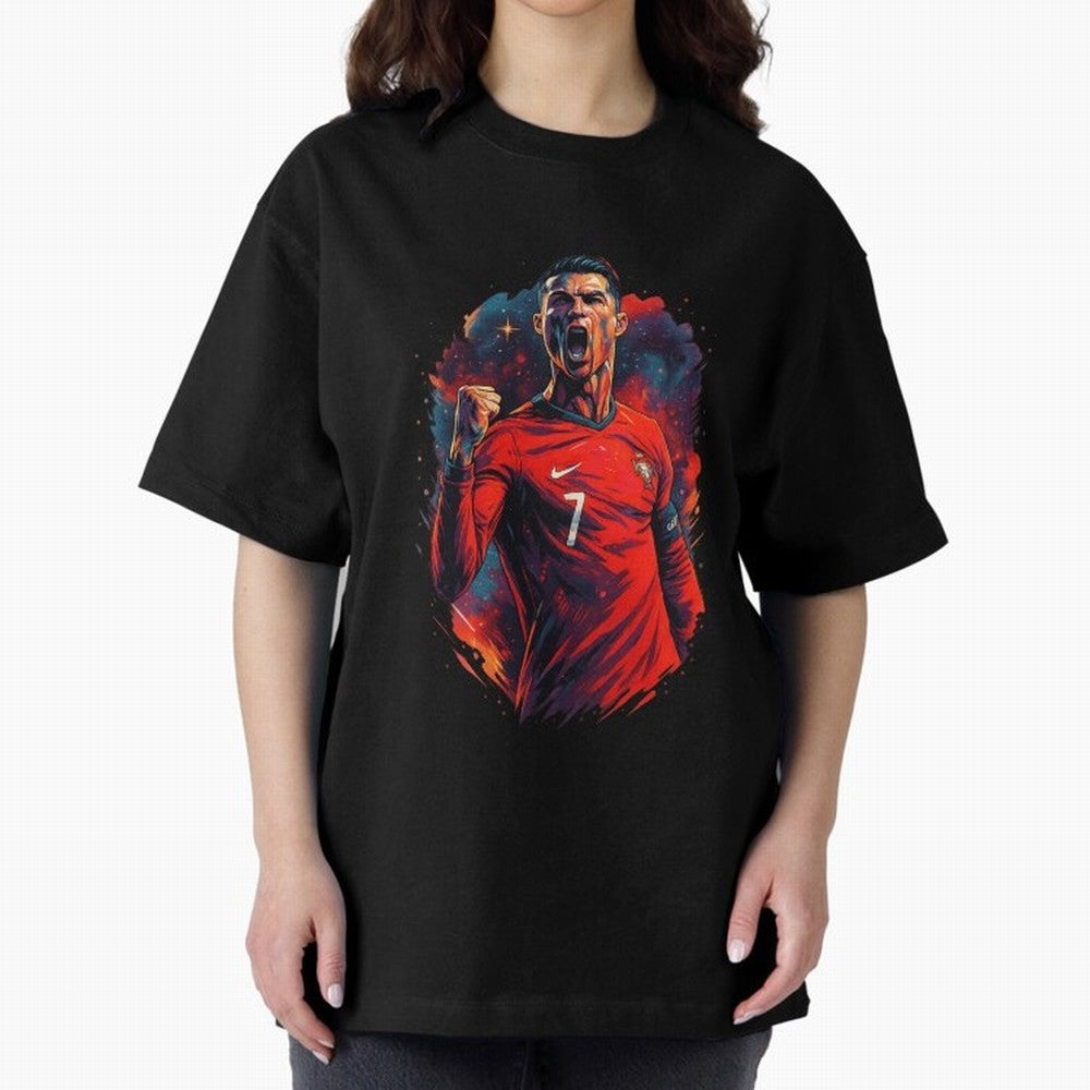 cr7 the legend Oversized T-Shirt Carry National Pride through FIFA World Cup 2026 USA Canada Mexico for Fans of Messi, CR7 and Mbappe and France and Portugal, Bringing Champion Mindset, Group Stage Buzz, Knockout Tension and Passionate Fan Culture;