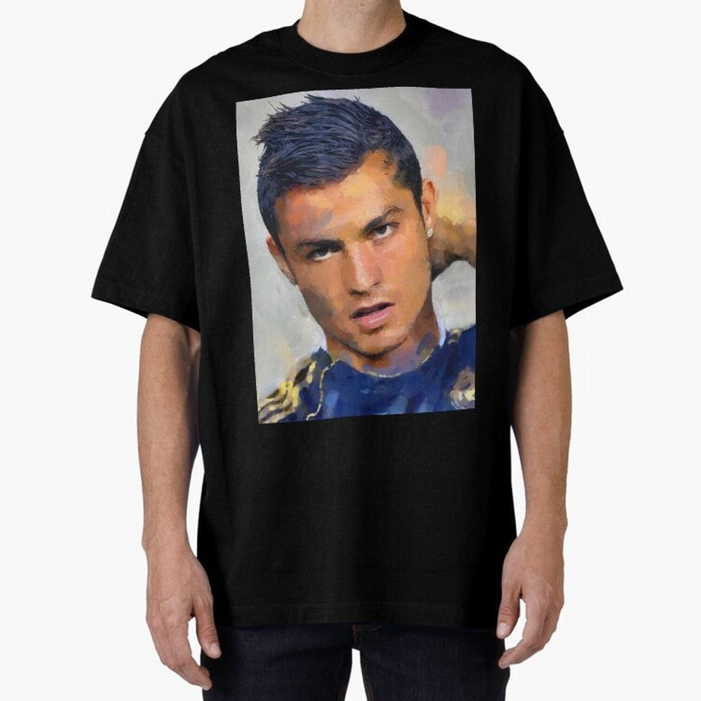 Cristiano Oversized T-Shirt Celebrate National Team Dreams in FIFA World Cup 2026 Group Stage Connected to Messi, France and Portugal Energy, Stadium Chants, National Pride, Trophy Dreams and Unforgettable Football Memories; Made for Die Hard