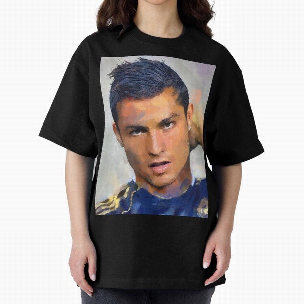 Cristiano Oversized T-Shirt Celebrate National Team Dreams in FIFA World Cup 2026 Group Stage Connected to Messi, France and Portugal Energy, Stadium Chants, National Pride, Trophy Dreams and Unforgettable Football Memories; Made for Die Hard