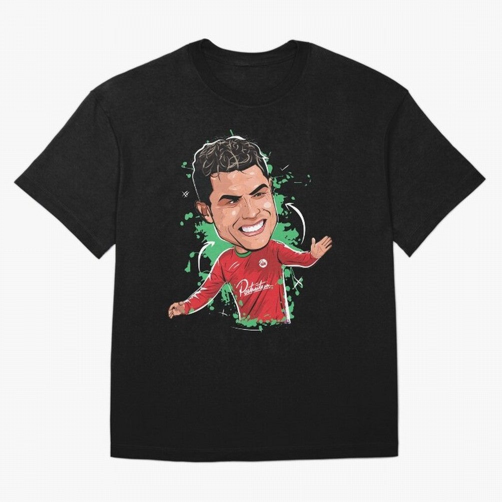 Cristiano Oversized T-Shirt Celebrate Rivalries and Pride in FIFA World Cup 2026 Group Stage for Fans of CR7 and Messi and Portugal, Spain and Germany, Bringing Football History, Final Match Energy, Crowd Noise and Once in a Lifetime Moments; Made