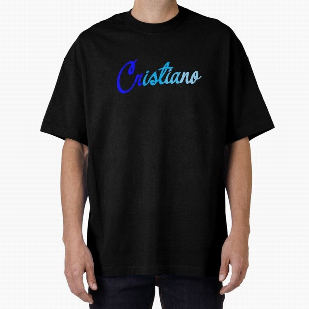 Cristiano Oversized T-Shirt Bring Stadium Energy to Match Day Hype around FIFA World Cup 2026 USA Canada Mexico, CR7, Spain and Netherlands, Worldwide Fan Energy, Dramatic Goals, Stadium Lights and Championship Celebrations; Ideal for Passionate