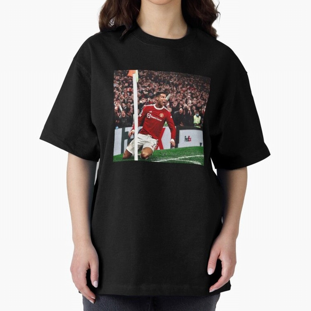 Cristiano Oversized T-Shirt Spotlight FIFA World Cup 2026 USA Canada Mexico Spirit, Capturing France, Neymar, Championship Spirit, Famous Goals, Roaring Crowds and International Football Unity; Built for Supporters Chasing Trophy Dreams, Final