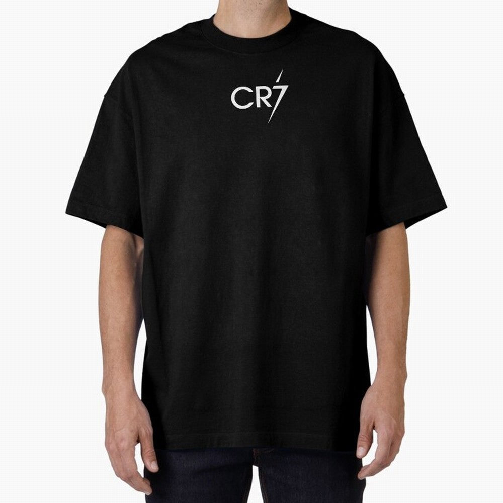 CR7 Oversized T-Shirt Capture Stadium Memories from FIFA World Cup 2026 USA Canada Mexico for Fans of Messi and Cristiano Ronaldo and England, Bringing Supporter Pride, Iconic Celebrations, Legendary Names and Global Match Day Energy; Ideal for