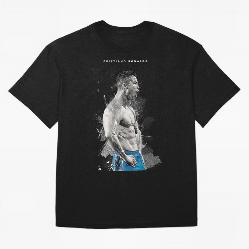 Cristiano Ronaldo Cristiano Ronaldo Oversized T-Shirt Carry Global Football Passion for FIFA World Cup 2026, Connected to Messi, Brazil, Football Festival Excitement, Trophy Ambitions, Country Rivalries and Star Player Buzz; Perfect for Fans,