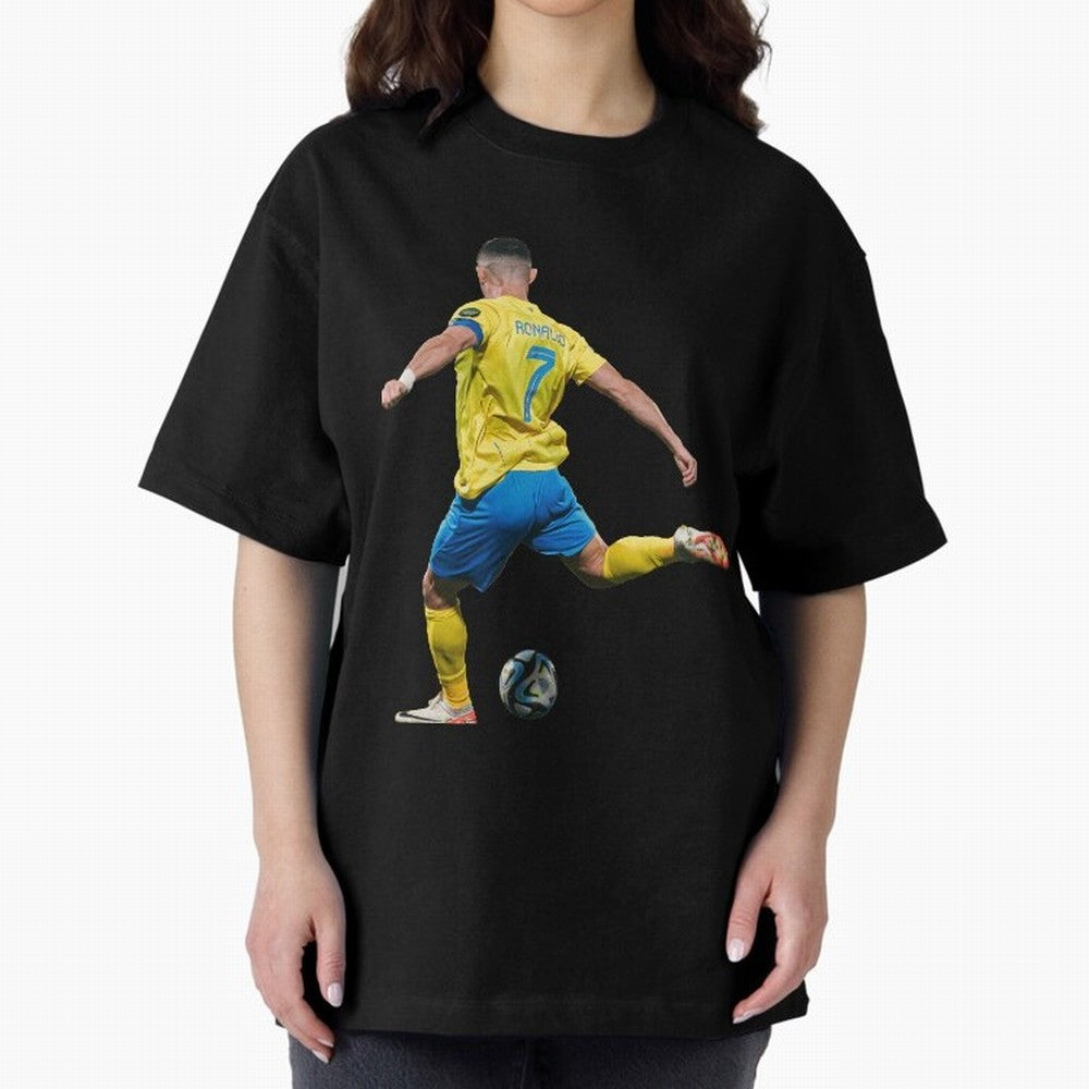 sliding shuto legend Oversized T-Shirt Show Championship Spirit for Global Football Passion for FIFA World Cup 2026, Highlighting CR7, Germany, Football History, Final Match Energy, Crowd Noise and Once in a Lifetime Moments; Created for Match Day