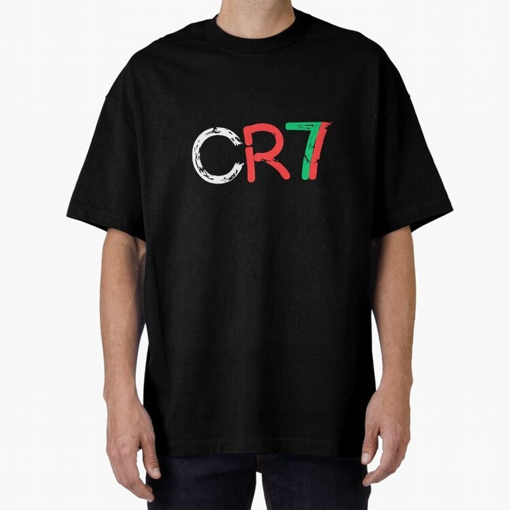 CR7 Cristiano Ronaldo Design Oversized T-Shirt Support FIFA World Cup 2026 USA Canada Mexico Inspired by Mbappe, Portugal Energy, Retro Football Energy, Iconic Rivalries, Trophy Chase Drama and Stadium Atmosphere; Perfect for People Who Love