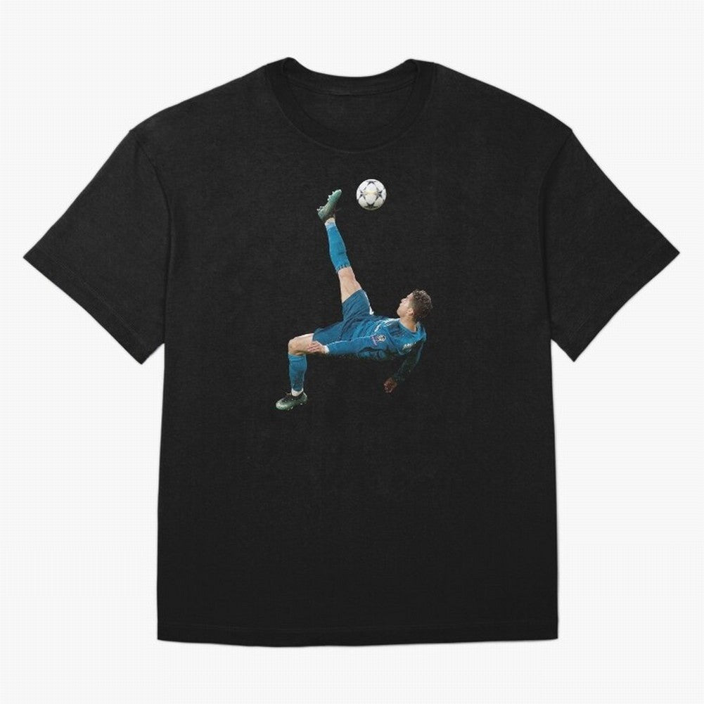 freestyle over head kick Oversized T-Shirt Celebrate Classic Football Spirit in FIFA World Cup 2026 for Fans of CR7 and England and Germany, Bringing Stadium Memories, Football Loyalty, International Chants and Championship Tradition; Made for