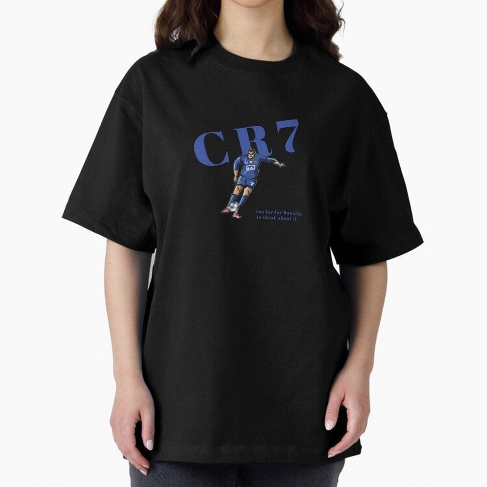 CR7. Oversized T-Shirt Make Your Look Match the FIFA World Cup 2026 USA Canada Mexico Journey through Messi and Cristiano Ronaldo Highlights, England and Germany Pride, Championship Spirit, Famous Goals, Roaring Crowds and International Football