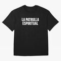 La Patrulla Espiritual, Spanish Faith Quote Gift, Christian Spiritual Humor Graphic Tee for Believers Latinos Oversized T-Shirt Feel the Heartbeat of FIFA World Cup 2026 USA Canada Mexico Highlighting Messi, CR7 and Mbappe, Germany Energy, Football