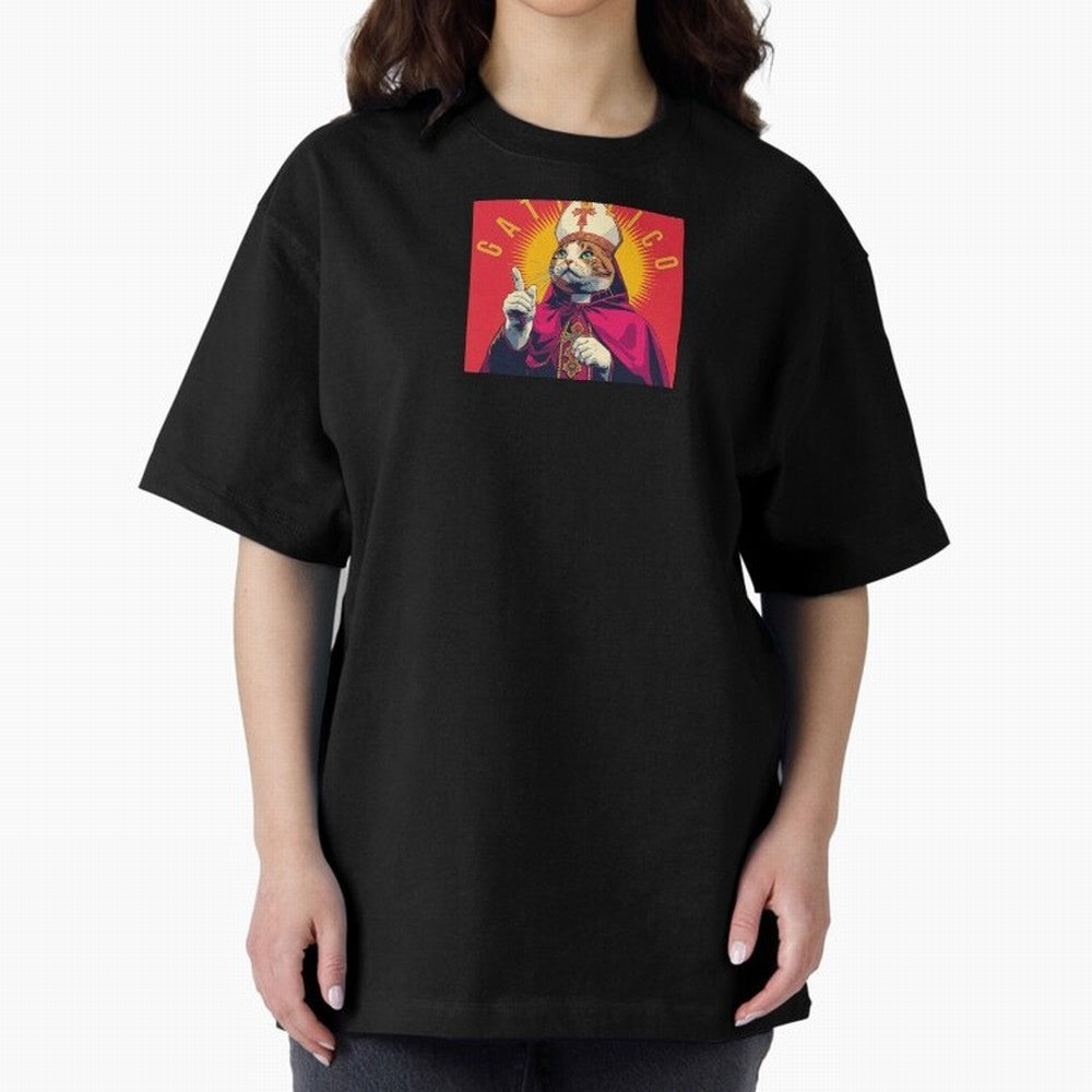 Gattolico Oversized T-Shirt Elevate Match Day Hype around FIFA World Cup 2026, CR7 and Messi, Germany, Retro Football Energy, Iconic Rivalries, Trophy Chase Drama and Stadium Atmosphere; Perfect for Supporters Who Want Bold Football Energy, Global