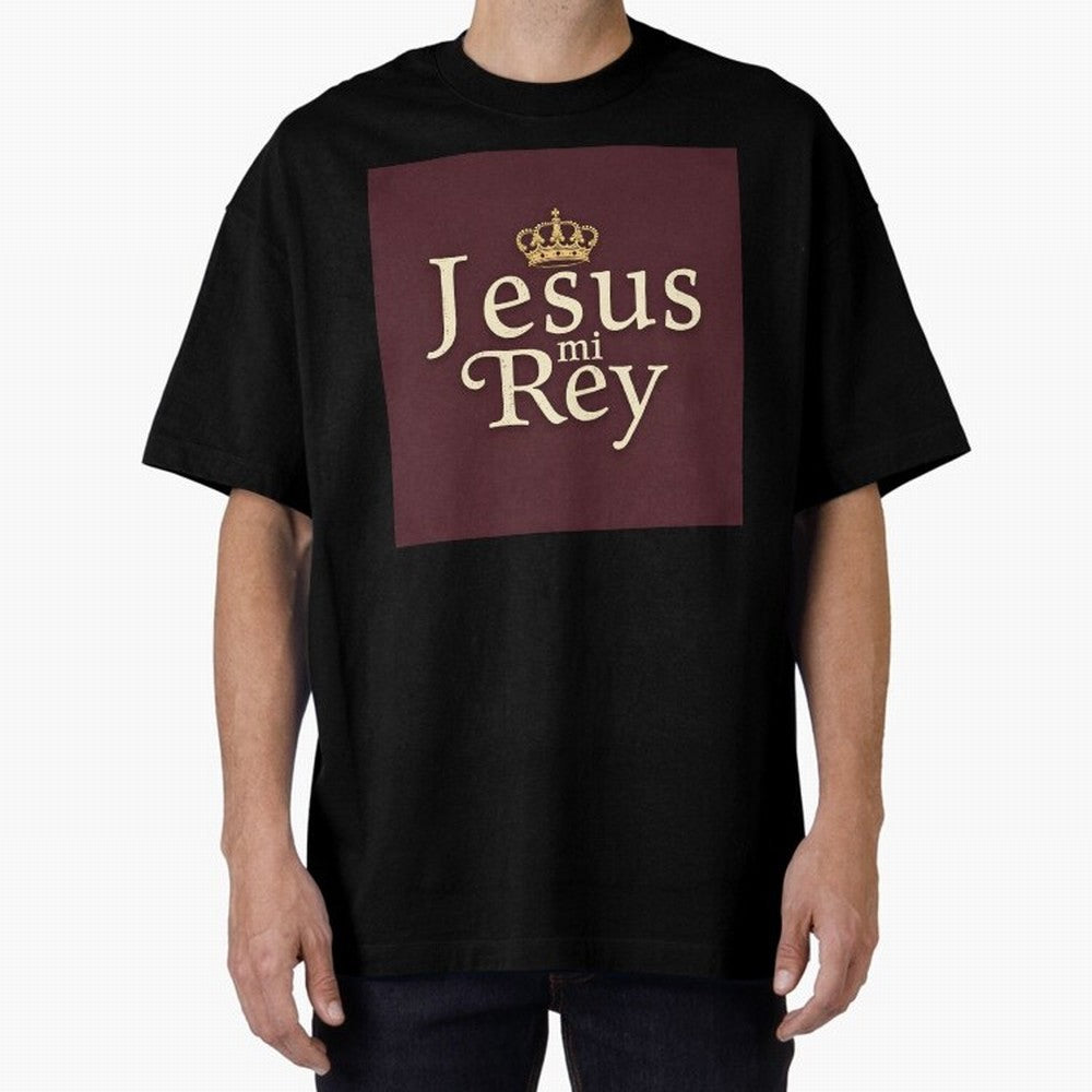 Jesus Mi Rey T Shirt Oversized T-Shirt Fuel FIFA World Cup 2026 Featuring Haaland and Mbappe, England and Germany Energy, Stadium Memories, Football Loyalty, International Chants and Championship Tradition; Ideal for Passionate Fans Who Love
