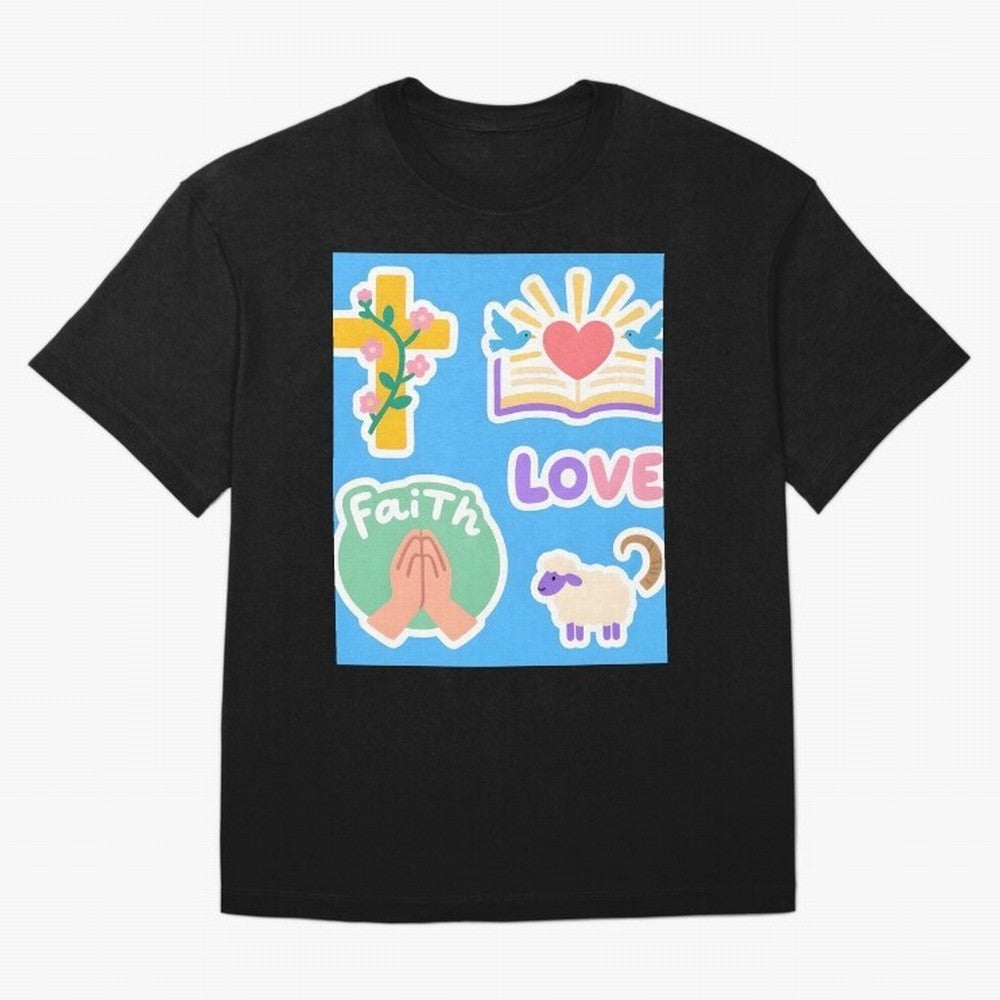 Love Faith T shirt Oversized T-Shirt Join the Countdown to Global Football Passion for FIFA World Cup 2026 USA Canada Mexico, Celebrating Messi, CR7 and Mbappe, England, Supporter Pride, Iconic Celebrations, Legendary Names and Global Match Day
