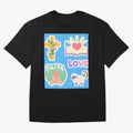 Love Faith T shirt Oversized T-Shirt Join the Countdown to Global Football Passion for FIFA World Cup 2026 USA Canada Mexico, Celebrating Messi, CR7 and Mbappe, England, Supporter Pride, Iconic Celebrations, Legendary Names and Global Match Day