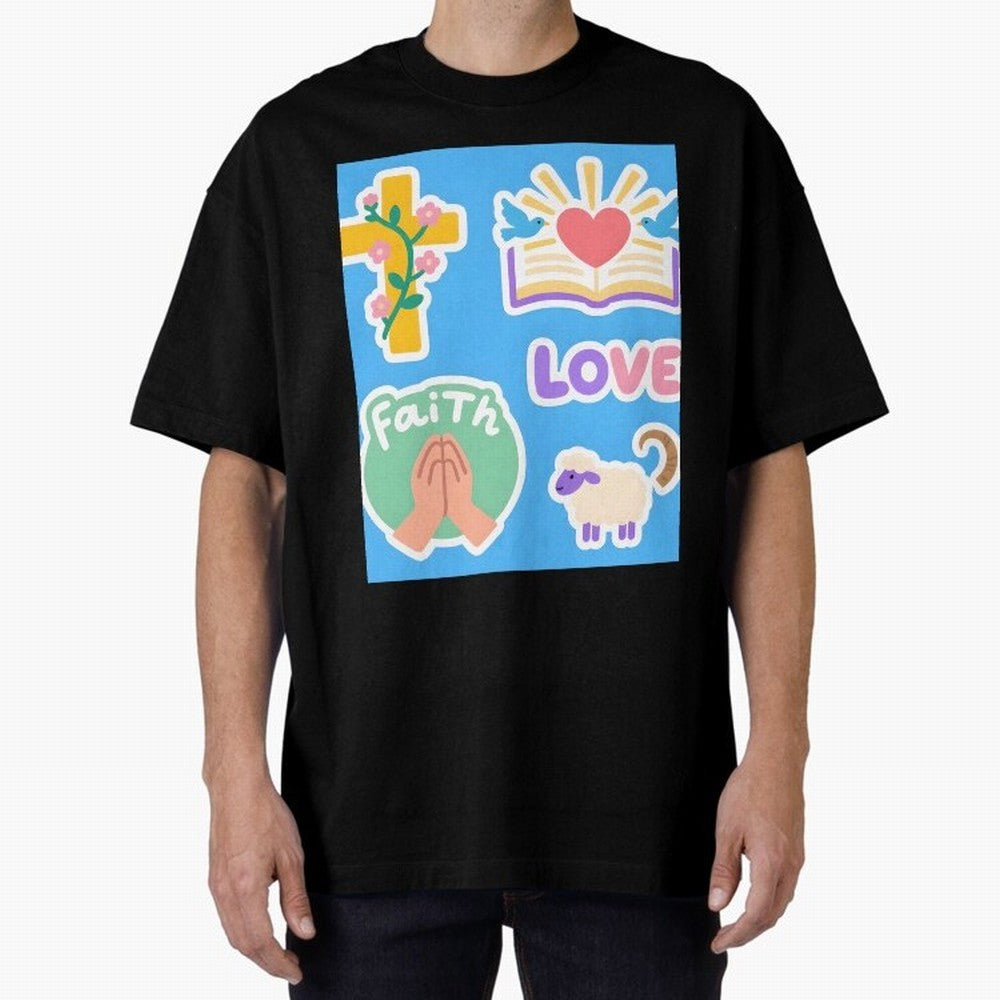 Love Faith T shirt Oversized T-Shirt Join the Countdown to Global Football Passion for FIFA World Cup 2026 USA Canada Mexico, Celebrating Messi, CR7 and Mbappe, England, Supporter Pride, Iconic Celebrations, Legendary Names and Global Match Day