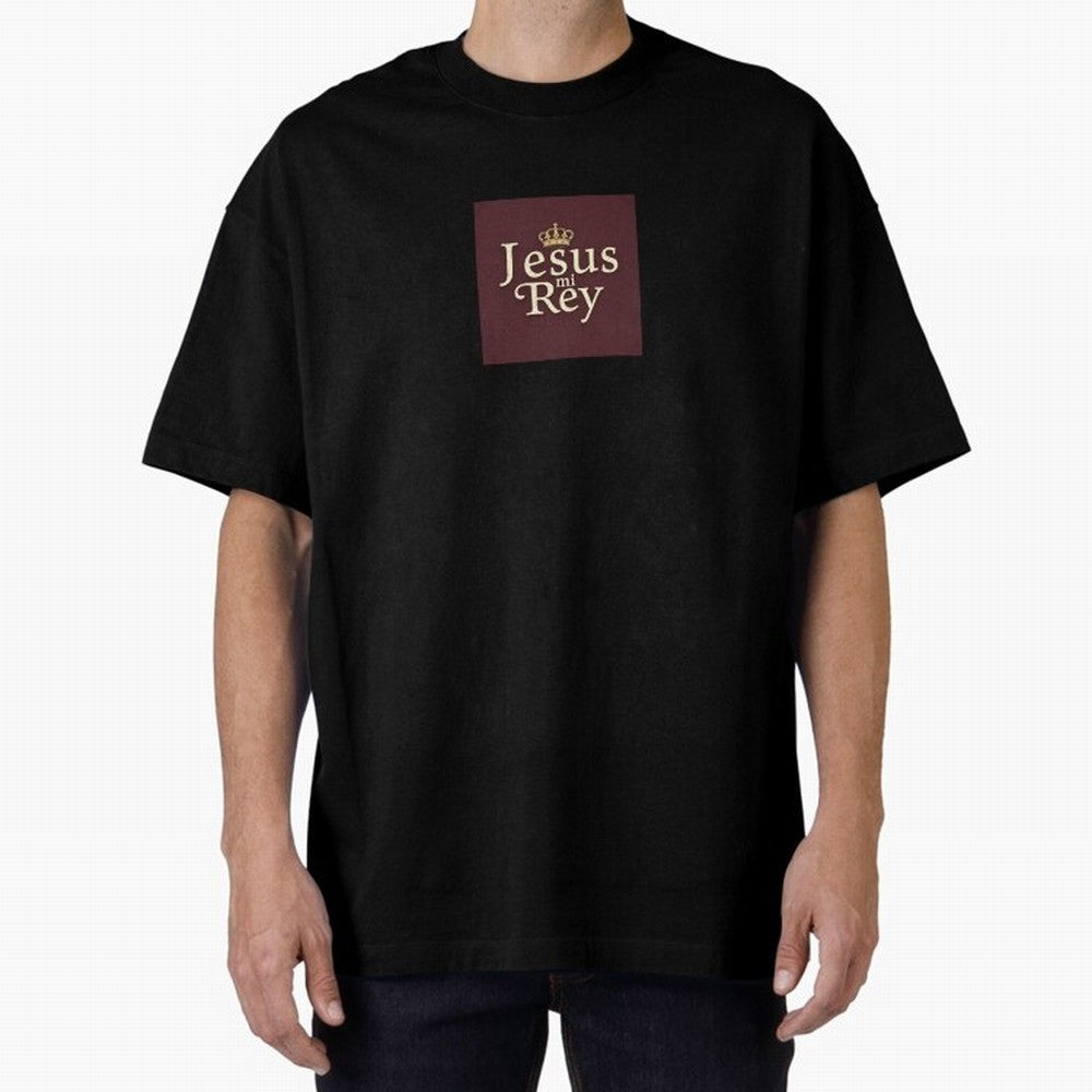 Jesus Mi Rey T shirt Oversized T-Shirt Bring Stadium Energy to FIFA World Cup 2026 Group Stage Driven by Messi, Netherlands Energy, Fan Favorite Moments, National Team Passion, Big Match Drama and Soccer History; Ideal for Fans Who Follow Messi,