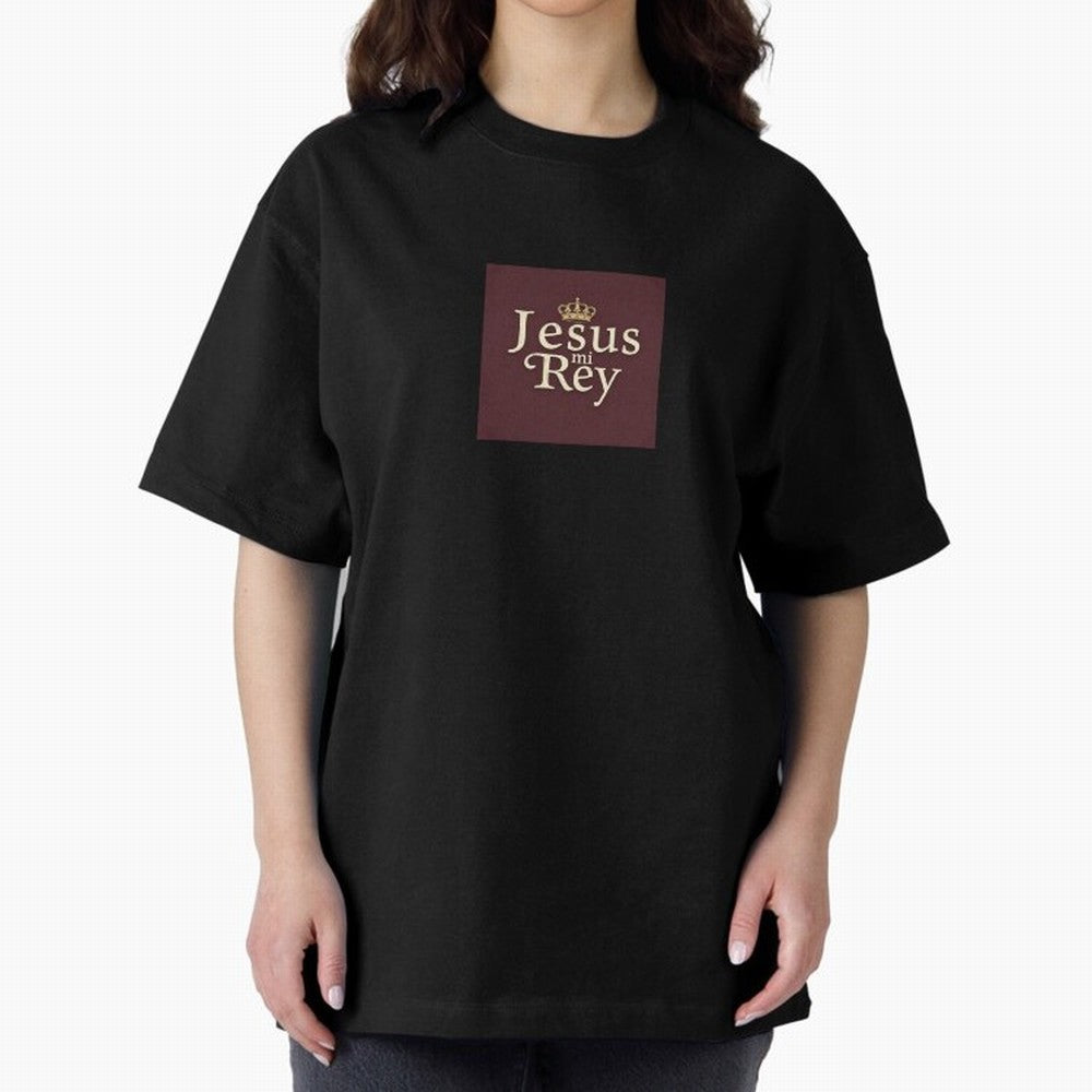 Jesus Mi Rey T shirt Oversized T-Shirt Bring Stadium Energy to FIFA World Cup 2026 Group Stage Driven by Messi, Netherlands Energy, Fan Favorite Moments, National Team Passion, Big Match Drama and Soccer History; Ideal for Fans Who Follow Messi,