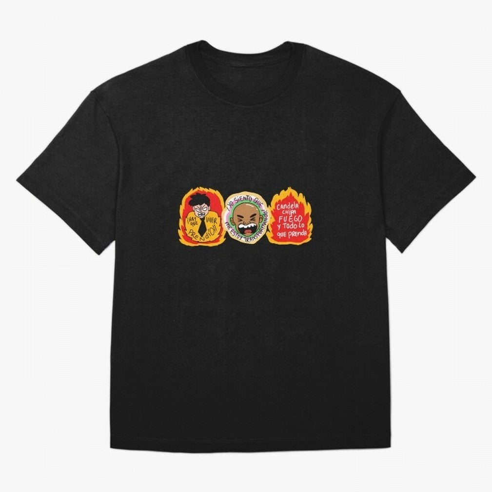 Hay Que Vivir Prendo Yo Siento Que Me Estoy Transformando Candela Chipa Fuego Y Todo Lo Que Prenda Oversized T-Shirt Support Your Favorite Stars during Match Day Hype around FIFA World Cup 2026, Messi, CR7 and Mbappe, Argentina, Fan Favorite