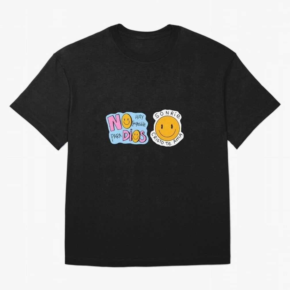 No Hay Imposibles Para Dios Sonrie Cristo Te Ama Oversized T-Shirt Bring a Champion Mindset to FIFA World Cup 2026 Group Stage Spirit, Celebrating Spain and Netherlands, Messi and Cristiano Ronaldo, Champion Mindset, Group Stage Buzz, Knockout
