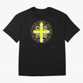 Medalla de San Benito Color Back Oversized T-Shirt Bring Retro Soccer Energy to the FIFA World Cup 2026 USA Canada Mexico Journey through CR7 Highlights, Argentina Pride, Championship Spirit, Famous Goals, Roaring Crowds and International Football