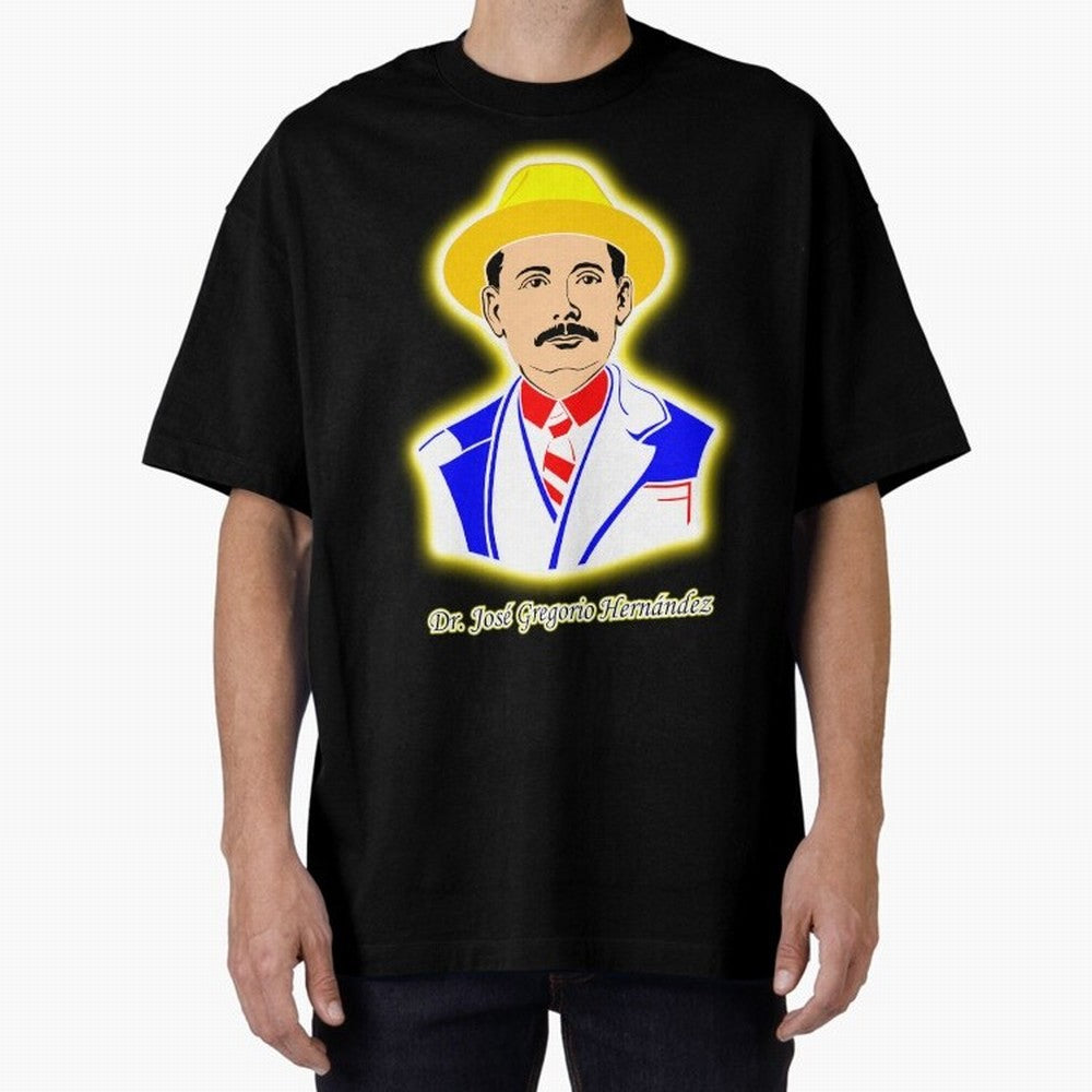 Dr. Jos¨¦ Gregorio Hern¨¢ndez Oversized T-Shirt Support Iconic Players in Global Football Passion for FIFA World Cup 2026, Celebrating Messi and Cristiano Ronaldo, Germany, Match Day Excitement, Supporter Culture, Golden Goals and Global Football