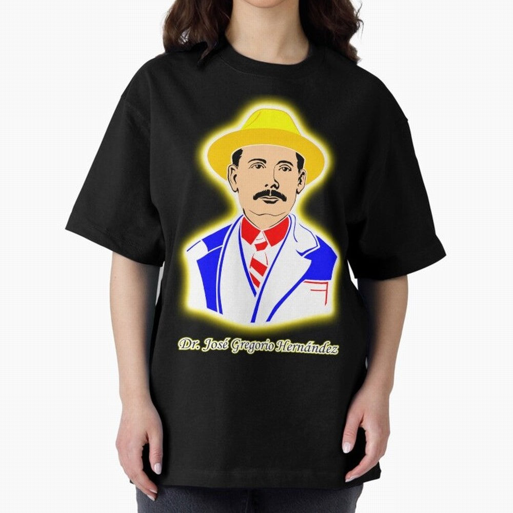 Dr. Jos¨¦ Gregorio Hern¨¢ndez Oversized T-Shirt Support Iconic Players in Global Football Passion for FIFA World Cup 2026, Celebrating Messi and Cristiano Ronaldo, Germany, Match Day Excitement, Supporter Culture, Golden Goals and Global Football