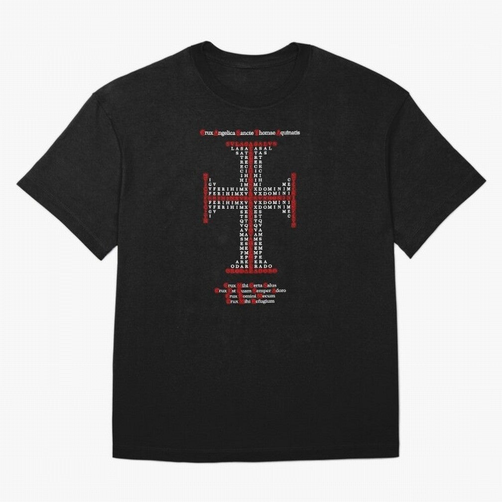 Cruz Ang¨¦lica de Santo Tom¨¢s de Aquino Red n White Oversized T-Shirt Show Passion for the Stars of FIFA World Cup 2026 Group Stage for Fans of CR7 and Spain and Netherlands, Bringing Global Supporter Spirit, Legendary Goals, National Colors and