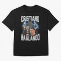 Cristiano Haalando Lightning Poster For Football Fans and Gift For Sports Lovers Oversized T-Shirt Join the Global Buzz around FIFA World Cup 2026 Group Stage Made for Messi and Cristiano Ronaldo, Brazil Energy, Stadium Chants, National Pride,