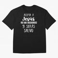 Acepta a Jes¨²s en tu Corazon Mensaje Cristianos Dios Spanish Oversized T-Shirt Celebrate Football Heritage in FIFA World Cup 2026 for Fans of Messi, Neymar and Mbappe and Argentina, Bringing Worldwide Fan Energy, Dramatic Goals, Stadium Lights and