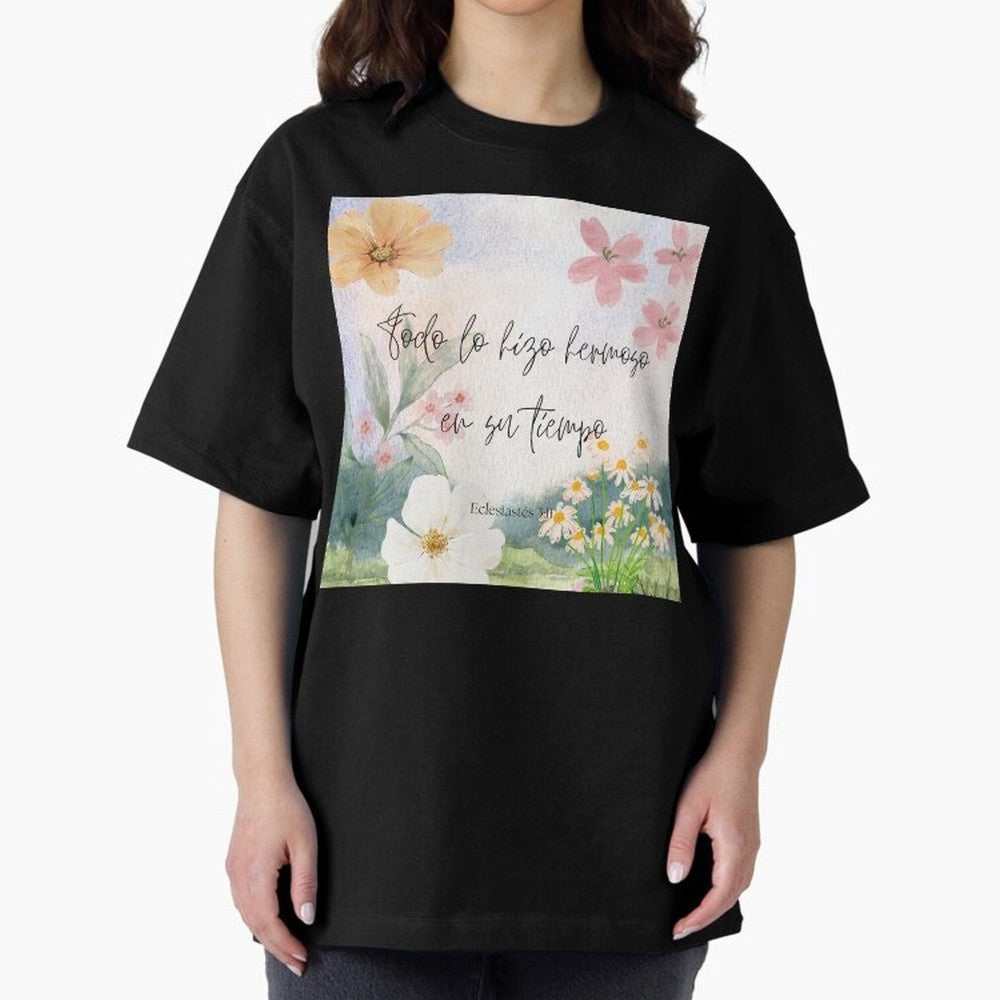 Christian Bible Verse Spanish Art Oversized T-Shirt Live the Energy of Global Football Passion for FIFA World Cup 2026 Group Stage, Highlighting Cristiano Ronaldo, Brazil, Vintage Soccer Flavor, Modern Football Stars, National Flags and Final Night