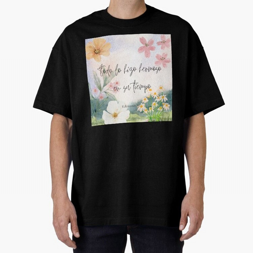 Christian Bible Verse Spanish Art Oversized T-Shirt Live the Energy of Global Football Passion for FIFA World Cup 2026 Group Stage, Highlighting Cristiano Ronaldo, Brazil, Vintage Soccer Flavor, Modern Football Stars, National Flags and Final Night