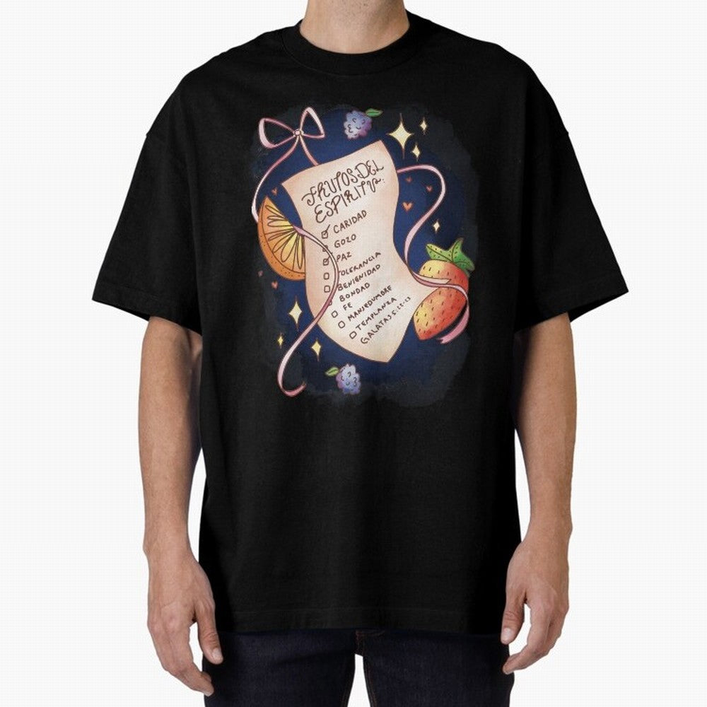 Chrisitian Frutos del Espiritu, Cristiano, Iglesia, Religioso Oversized T-Shirt Cheer through Every Moment of the FIFA World Cup 2026 Journey through Haaland and Mbappe Highlights, England and Germany Pride, Vintage Soccer Flavor, Modern Football