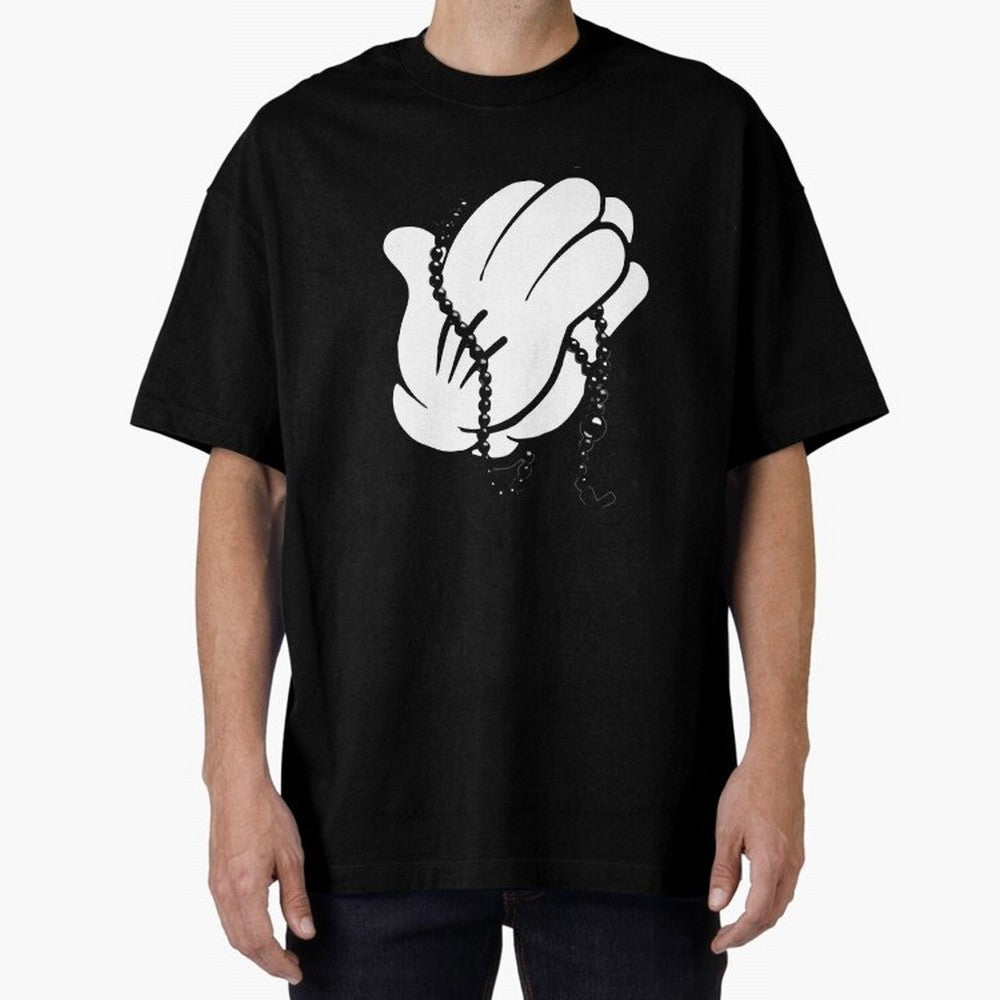Funny praying hands Oversized T-Shirt Carry National Pride through FIFA World Cup 2026 USA Canada Mexico for Fans of Messi, CR7 and Mbappe and Argentina, France and Brazil, Bringing Football History, Final Match Energy, Crowd Noise and Once in a