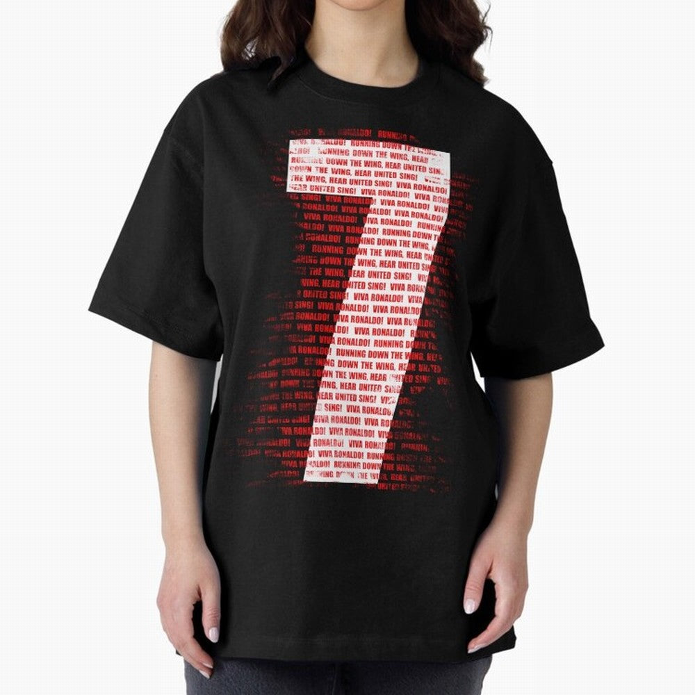 Viva Ronaldo - Chant - Number 7 Oversized T-Shirt Fuel the FIFA World Cup 2026 USA Canada Mexico Journey through CR7 Highlights, Brazil, Portugal and Argentina Pride, Soccer Culture, Superstar Moments, National Team Dreams and Competitive Fire;