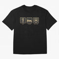 Eat Sleep Soccer Oversized T-Shirt Keep Football History Alive during Match Day Hype around FIFA World Cup 2026 Group Stage, Mbappe, Spain, Fan Favorite Moments, National Team Passion, Big Match Drama and Soccer History; Great for Supporters Who