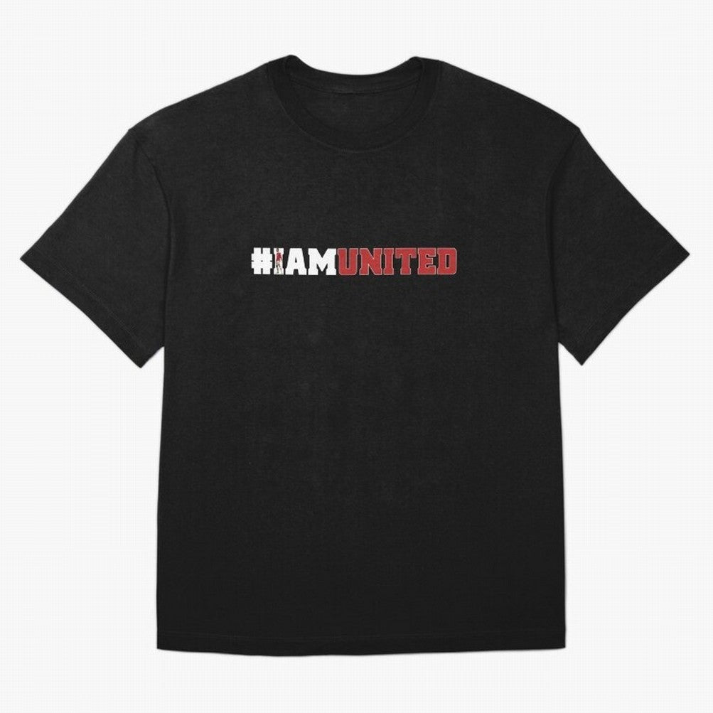 I am United Oversized T-Shirt Share FIFA World Cup 2026 Group Stage Built around Haaland, Portugal Energy, Football Festival Excitement, Trophy Ambitions, Country Rivalries and Star Player Buzz; Perfect for People Who Love Argentina, Brazil,