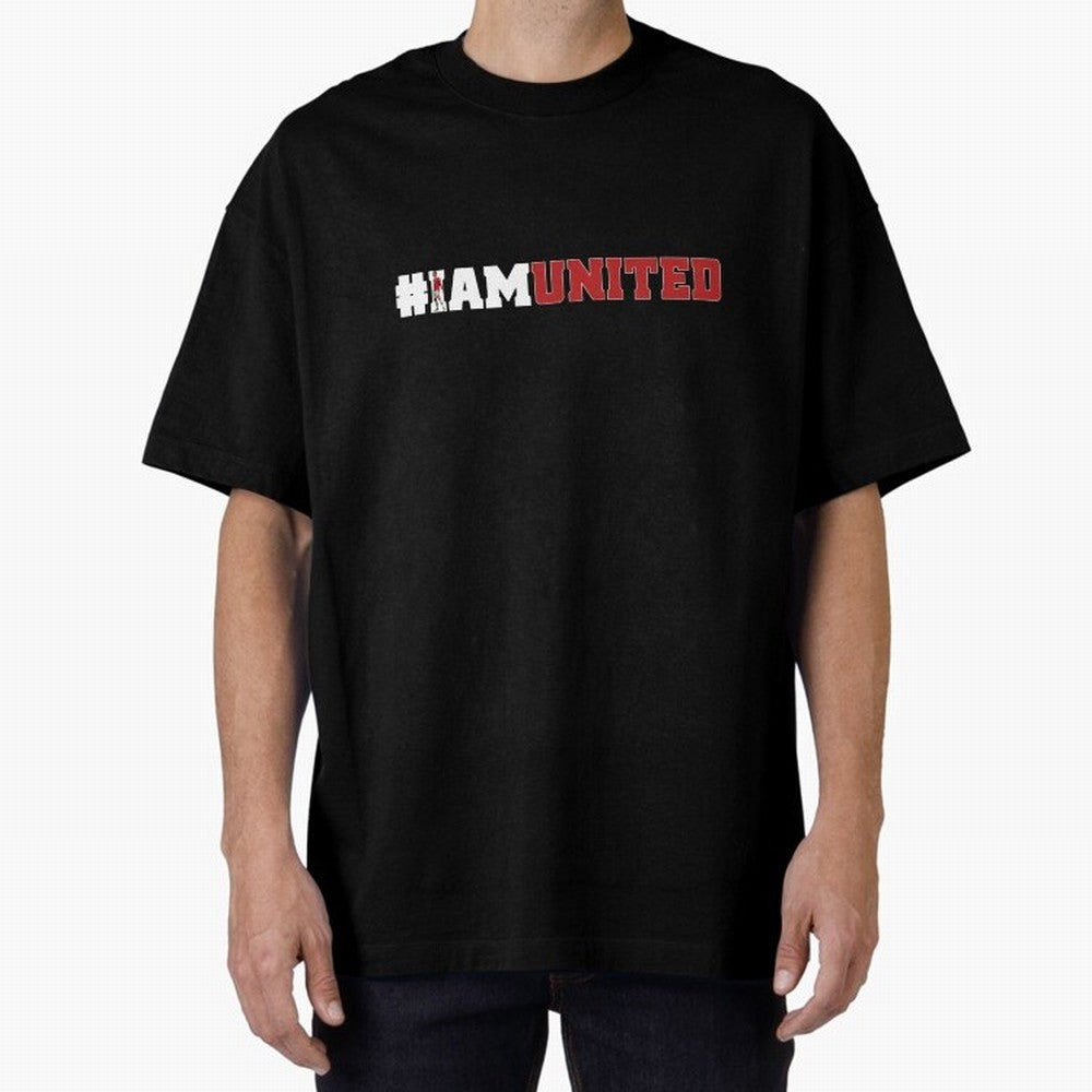 I am United Oversized T-Shirt Share FIFA World Cup 2026 Group Stage Built around Haaland, Portugal Energy, Football Festival Excitement, Trophy Ambitions, Country Rivalries and Star Player Buzz; Perfect for People Who Love Argentina, Brazil,