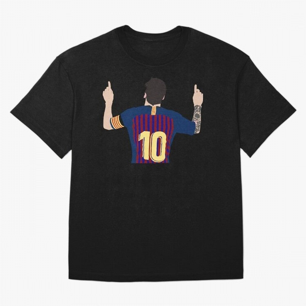 Lionel Messi Iconic Goal Celebration #o44 Oversized T-Shirt Celebrate the FIFA World Cup 2026 Group Stage Journey through Cristiano Ronaldo Highlights, Argentina, France and Brazil Pride, Football Festival Excitement, Trophy Ambitions, Country