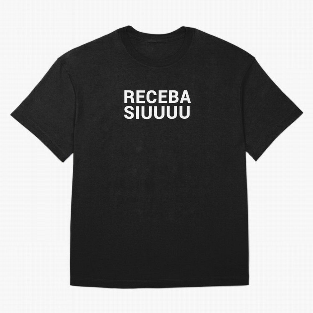 Receba siuuu Oversized T-Shirt Show Your Stadium Side during the FIFA World Cup 2026 Group Stage Journey through Haaland and Mbappe Highlights, Germany Pride, Sports Nostalgia, International Competition, Famous Players and Unforgettable Victories;