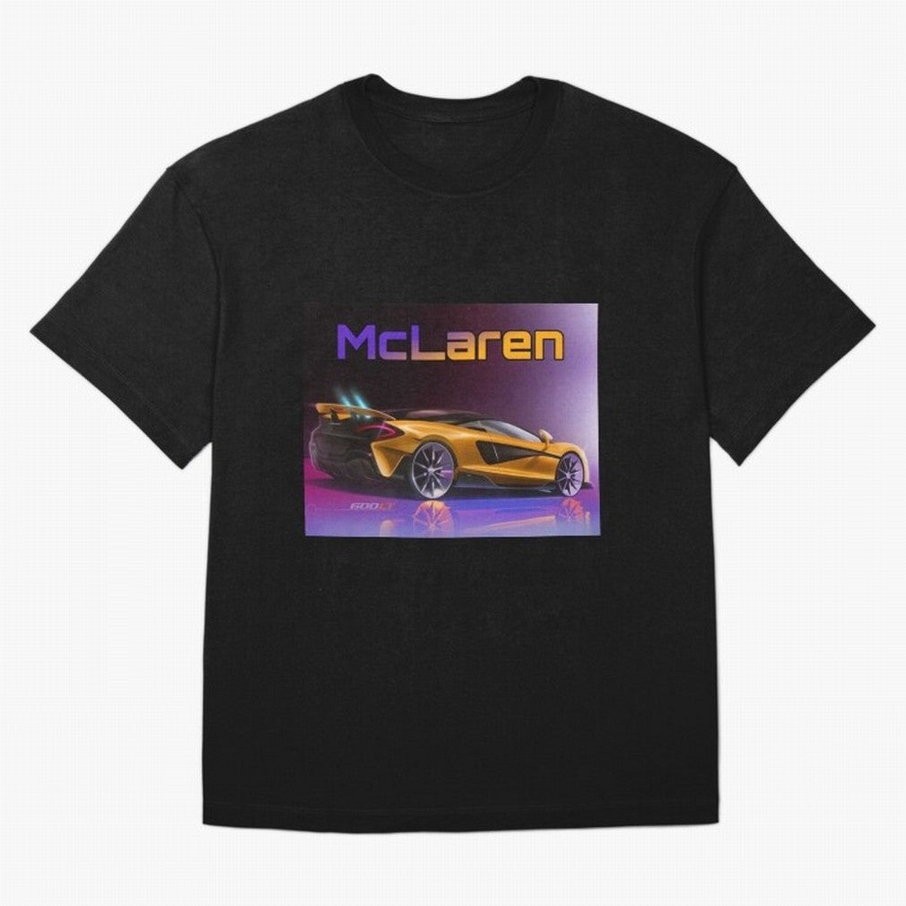 Mclaren in Gradient Metallic Color Oversized T-Shirt Make Game Day About the FIFA World Cup 2026 Journey through Haaland Highlights, Spain Pride, Stadium Chants, National Pride, Trophy Dreams and Unforgettable Football Memories; Ideal for